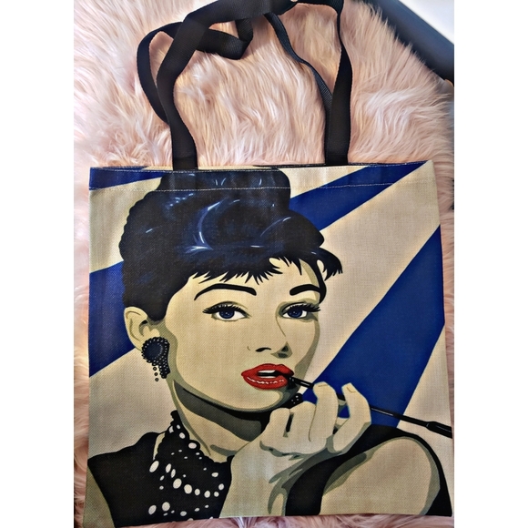 Audrey Hepburn Canvas tote bag - Picture 4 of 4